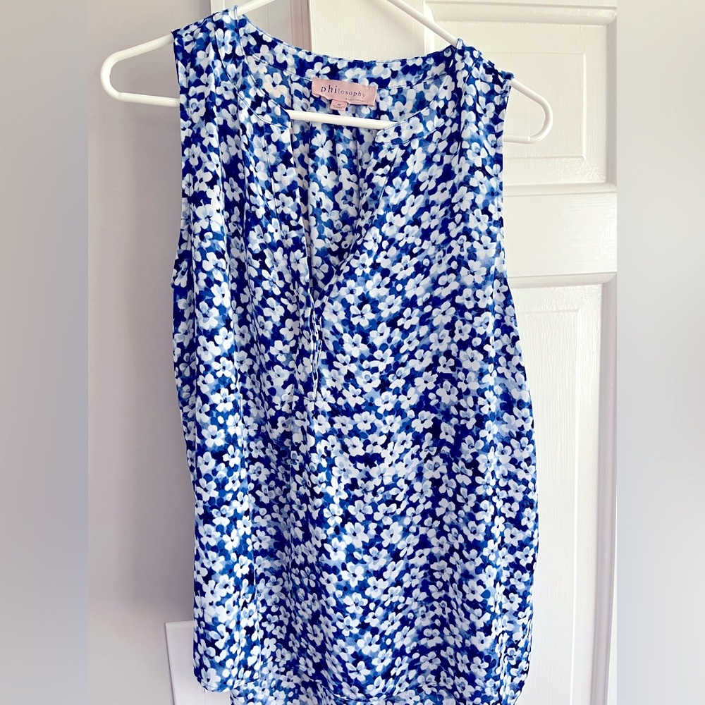 Philosophy Floral Sleeveless Top
